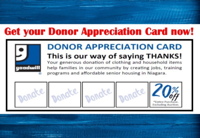 Donor Appreciation Card